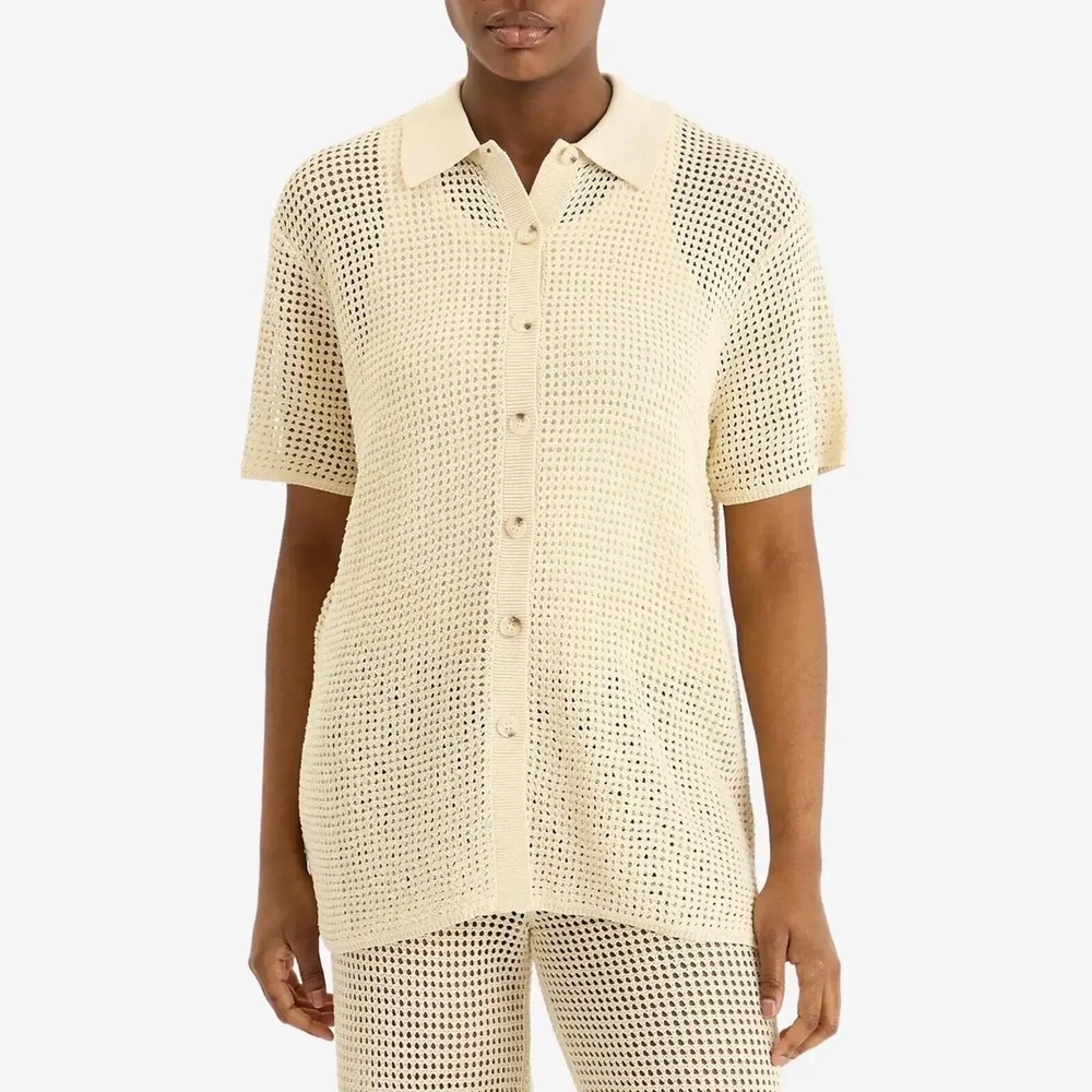 Good American NWT Crochet Shirt - Size 4XL - MSRP $129